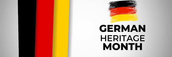 A graphic celebrating German Heritage Month.